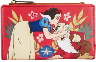 Portefeuille à rabat Blanche-Neige et Grincheux Loungefly
