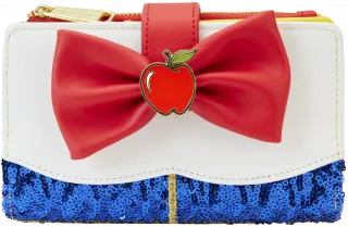 Portefeuille à rabat Blanche-Neige Sequin Loungefly
