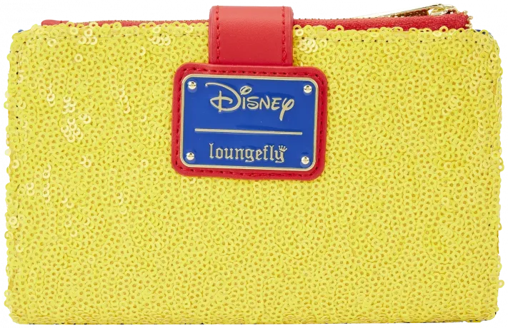 Portefeuille à rabat Blanche-Neige Sequin Loungefly