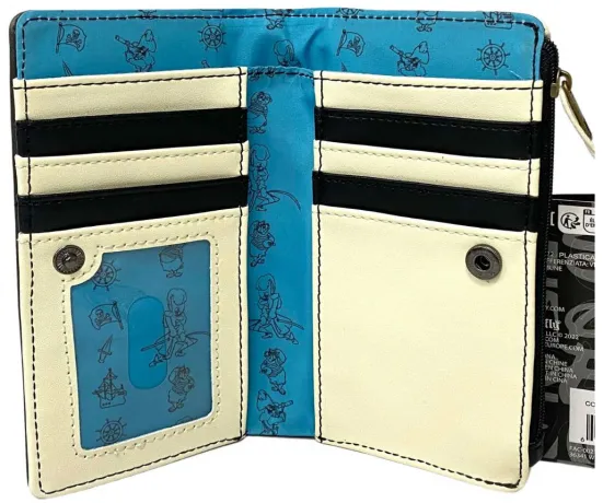 Portefeuille à rabat Capitaine Crochet Rocher du Crâne Loungefly