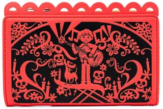 Portefeuille à rabat Coco Drapeaux de Fête Découpés Loungefly