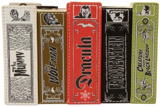 Portefeuille à rabat Collection de Livres Glow Loungefly