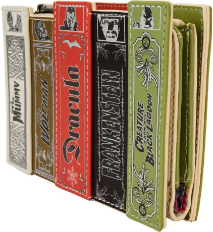 Portefeuille à rabat Collection de Livres Glow Loungefly