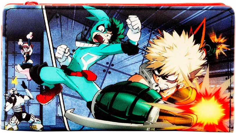 Portefeuille à rabat Deku vs Katsuki Bakugo Loungefly