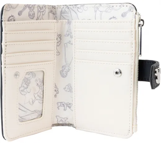 Portefeuille à rabat Disney 100 Carnet de Croquis Loungefly