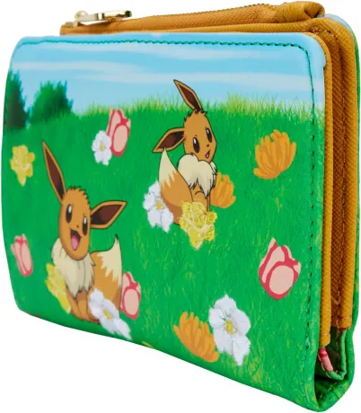 Portefeuille à rabat Evoli Fleurs Loungefly