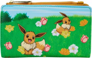 Portefeuille à rabat Evoli Fleurs Loungefly