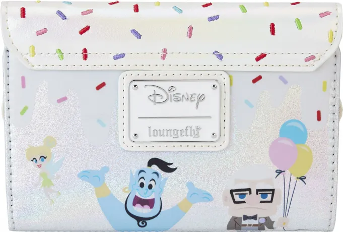Portefeuille à rabat Gâteau de Célébration Disney 100 ans Loungefly