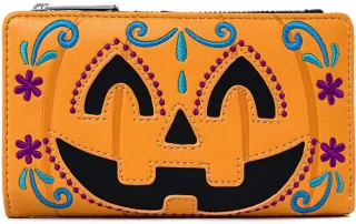 Portefeuille à rabat Halloween Citrouille Loungefly
