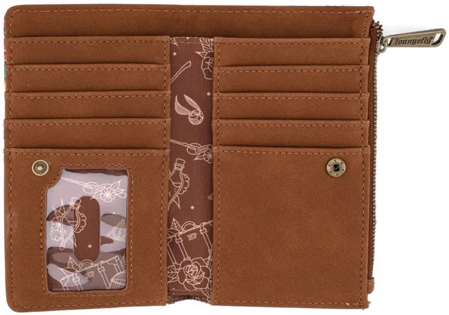 Portefeuille à rabat Tatouages Impression Intégrale Loungefly