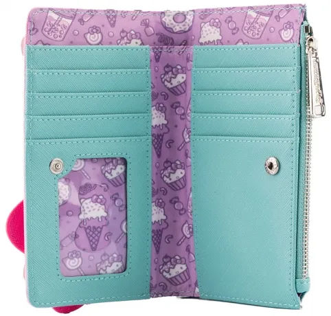 Portefeuille à rabat Hello Kitty Cupcake Cosplay Loungefly