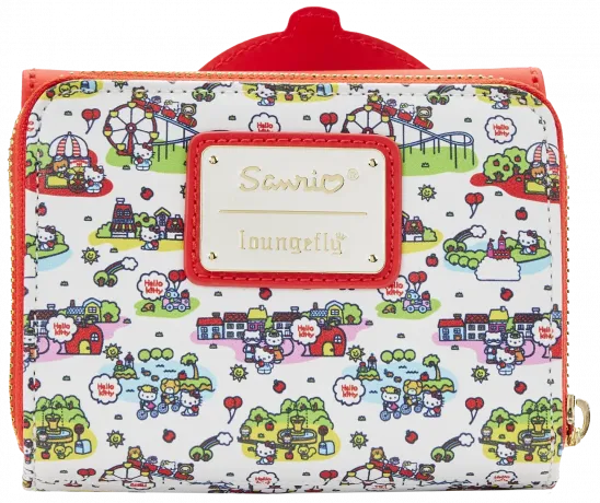 Portefeuille à rabat Hello Kitty et ses amis au Carnaval Loungefly