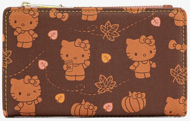 Portefeuille à rabat Hello Kitty Pumpkin Spice Loungefly
