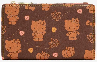 Portefeuille à rabat Hello Kitty Pumpkin Spice Loungefly
