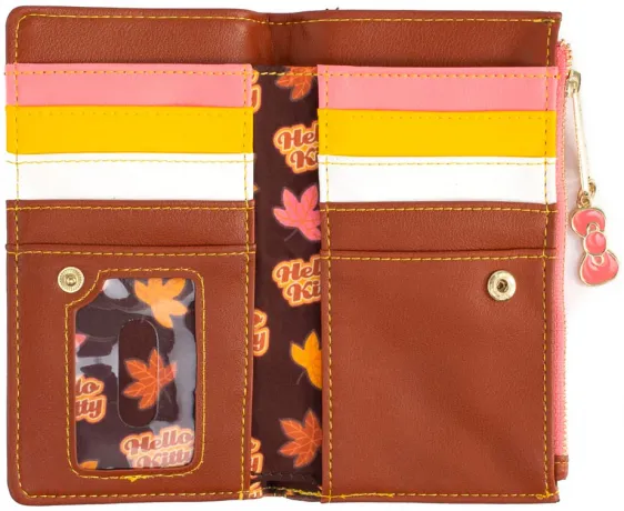 Portefeuille à rabat Hello Kitty Pumpkin Spice Loungefly