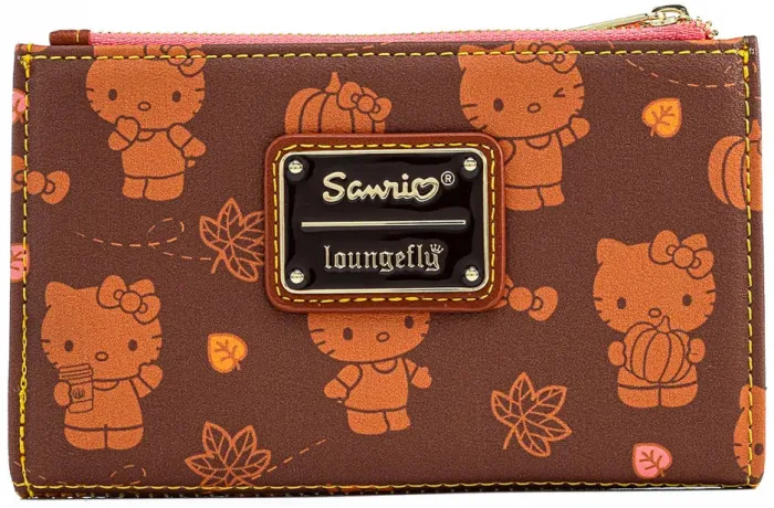 Portefeuille à rabat Hello Kitty Pumpkin Spice Loungefly