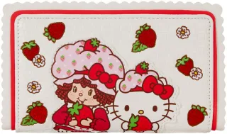 Portefeuille à rabat Hello Kitty x Charlotte aux Fraises Loungefly