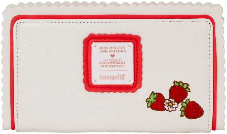 Portefeuille à rabat Hello Kitty x Charlotte aux Fraises Loungefly