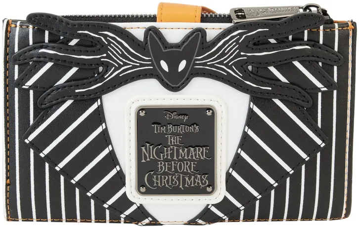 Portefeuille à rabat Jack Skellington Tête de Citrouille Light Up Loungefly