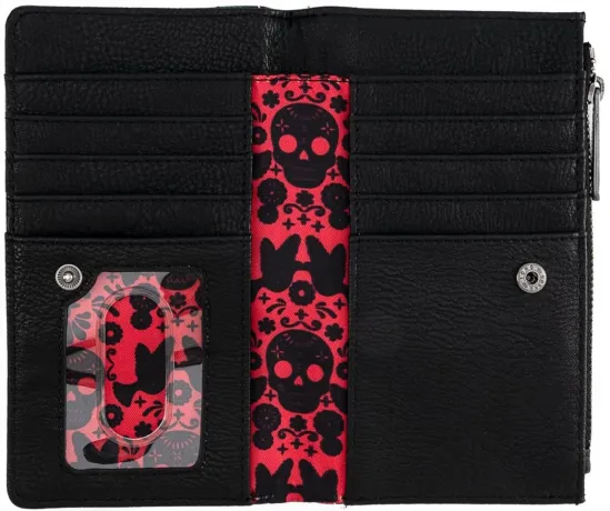 Portefeuille à rabat Halloween Journée des Morts Loungefly