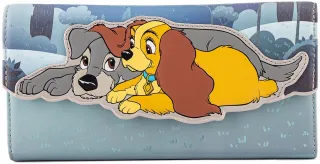 Portefeuille à rabat La Belle et le Clochard Ciment Humide Loungefly