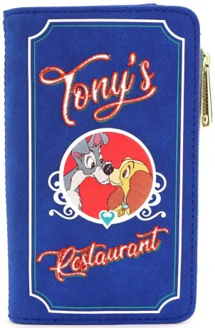 Portefeuille à rabat La Belle et le Clochard Le Restaurant de Tony Loungefly