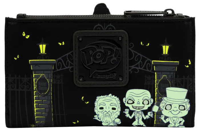 Portefeuille à rabat Le Manoir Hanté Hitch Hikers Gate Glow Loungefly