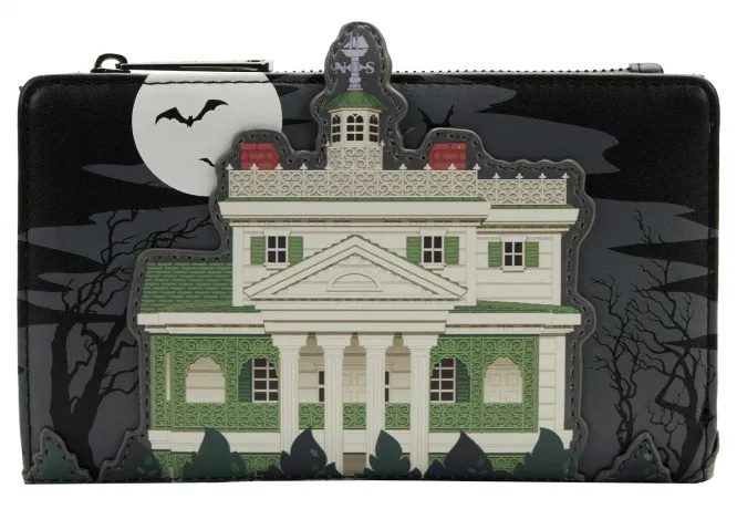 Portefeuille à rabat Le Manoir Hanté Hitch Hikers Gate Glow Loungefly