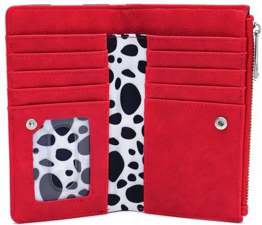 Portefeuille à rabat Les 101 Dalmatiens Rayures Loungefly