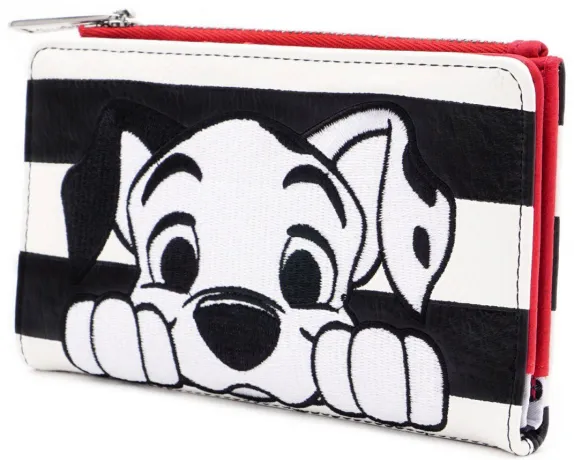 Portefeuille à rabat Les 101 Dalmatiens Rayures Loungefly