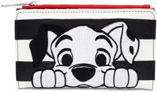 Portefeuille à rabat Les 101 Dalmatiens Rayures Loungefly