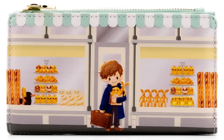 Portefeuille à rabat Les animaux fantastiques Boulangerie Kowalski Loungefly