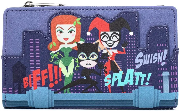 Portefeuille à rabat Les Femmes de DC Comics Loungefly