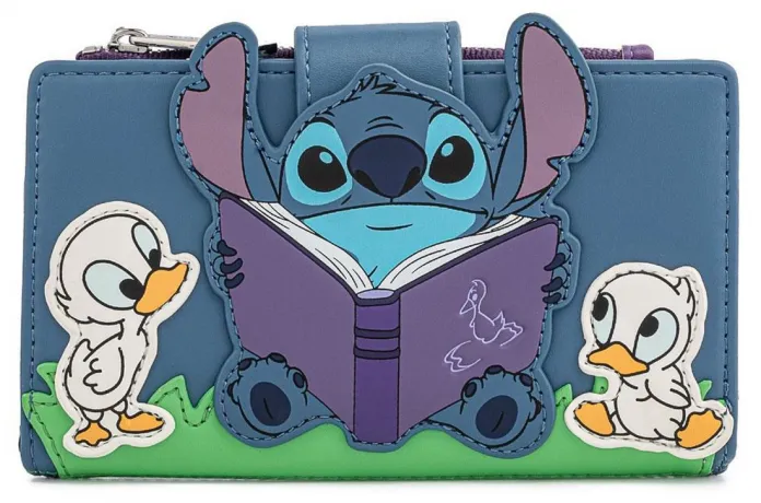 Portefeuille à rabat Lilo et Stitch Story Time Duckies Cosplay Loungefly