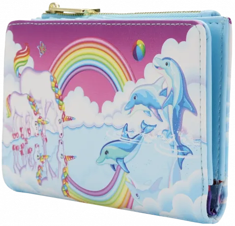 Portefeuille à rabat Lisa Frank Unicorn Reflection Loungefly