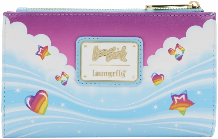 Portefeuille à rabat Lisa Frank Unicorn Reflection Loungefly