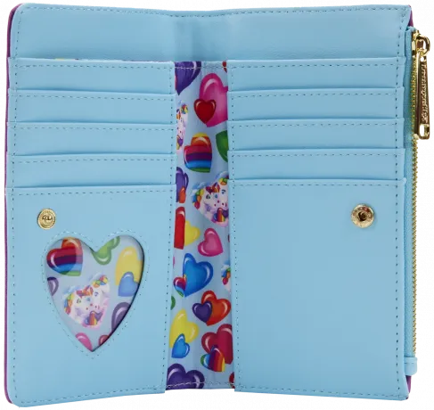 Portefeuille à rabat Lisa Frank Unicorn Reflection Loungefly