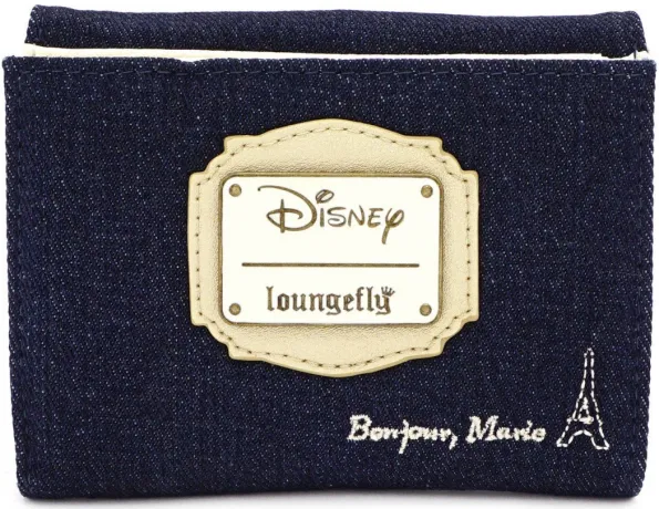 Portefeuille à rabat Marie Denim Loungefly