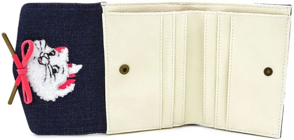 Portefeuille à rabat Marie Denim Loungefly