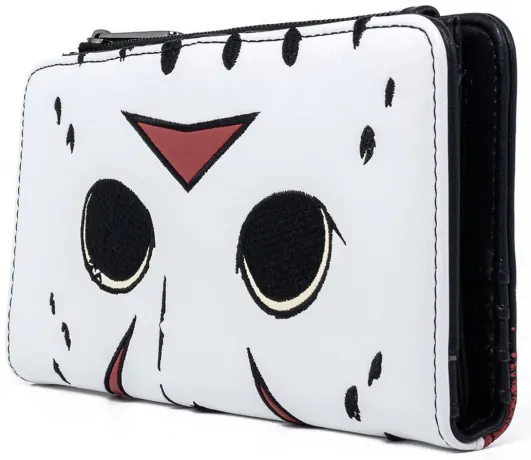 Portefeuille à rabat Masque de Jason Voorhees Cosplay Loungefly