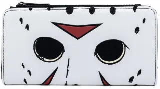 Portefeuille à rabat Masque de Jason Voorhees Cosplay Loungefly