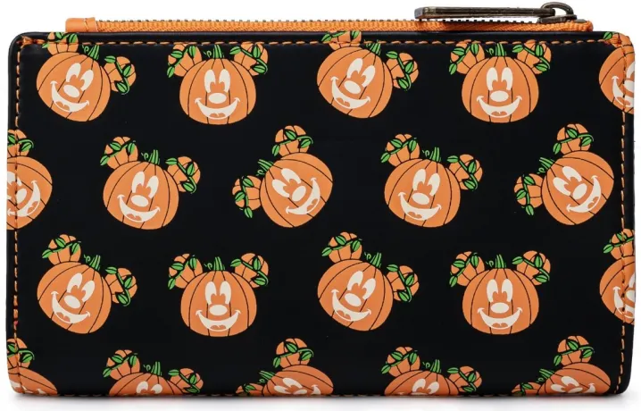 Portefeuille à rabat Mickey-O-Lantern Glow Loungefly
