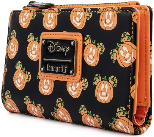 Portefeuille à rabat Mickey-O-Lantern Glow Loungefly