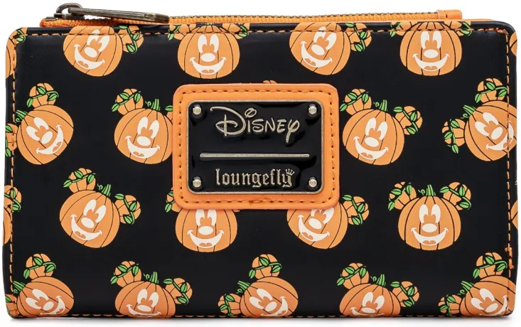 Portefeuille à rabat Mickey-O-Lantern Glow Loungefly