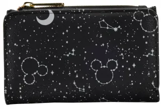 Portefeuille à rabat Mickey Mouse Constellation Glow Loungefly