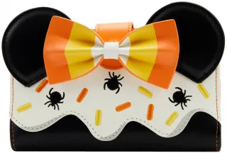 Portefeuille à rabat Minnie Candy Corn Cupcake Loungefly