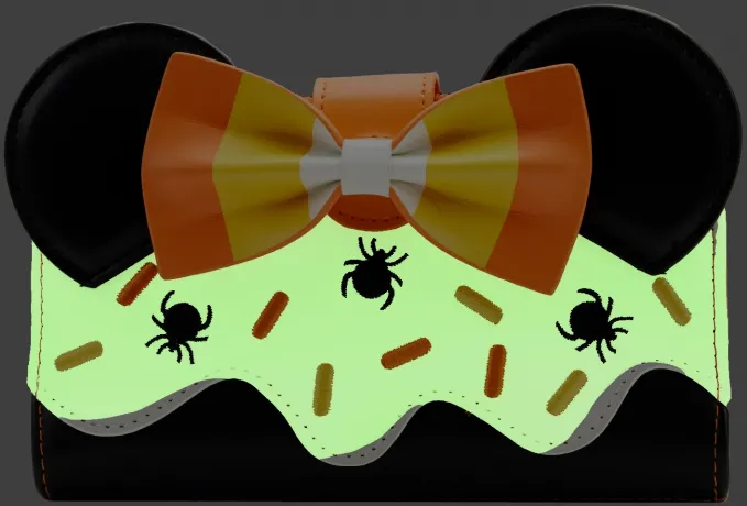 Portefeuille à rabat Minnie Candy Corn Cupcake Loungefly