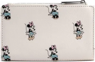 Portefeuille à rabat Minnie Mouse Crème Impression Intégrale Loungefly