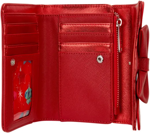 Portefeuille à rabat Minnie Mouse Décoration Noël Loungefly