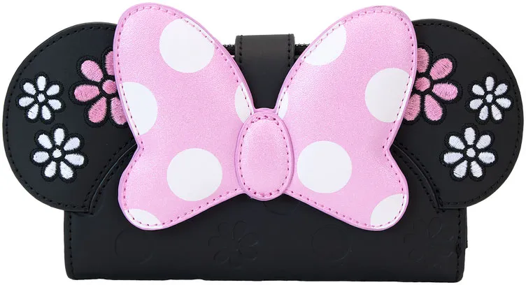 Portefeuille à rabat Minnie Mouse Floral Loungefly